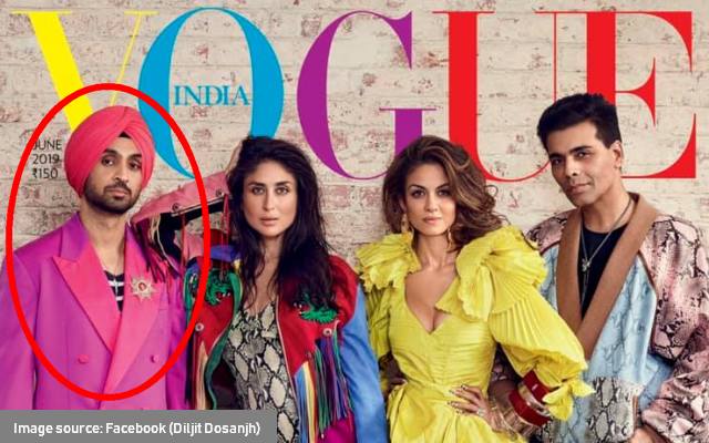 Diljit Dosanjh - Dosanjhanwala on Vogue Cover .. 😊 GAL