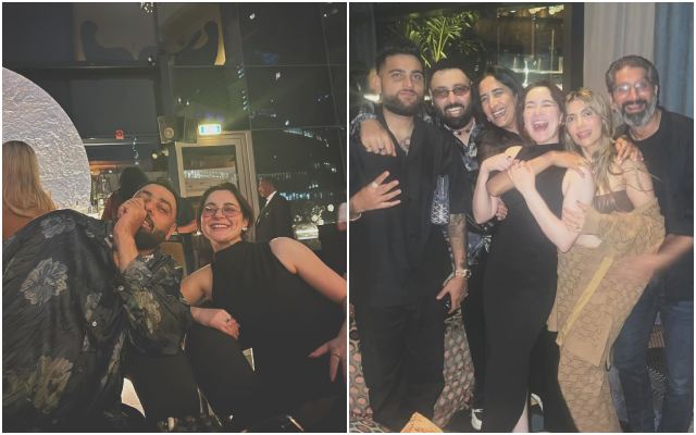 Pakistani Actress Hania Aamir Parties With Badshah & Karan Aujla In Dubai