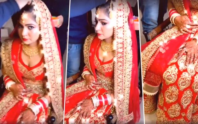 Oh Teri! Have You Seen This Punjabi Bride's ‘Lights Wala Lehenga’??